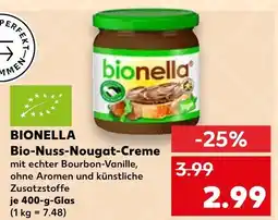 Kaufland Bionella bio-nuss-nougat-creme Angebot