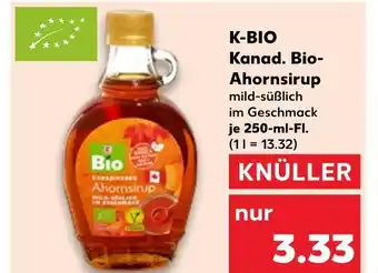 Kaufland K-bio kanad. bio-ahornsirup Angebot
