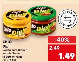 Kaufland Chio dip! chili cheese Angebot