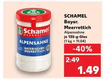 Kaufland Schamel bayer. meerrettich Angebot
