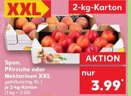 Kaufland Span. pfirsiche Angebot