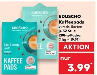 Kaufland Eduscho kaffeepads Angebot