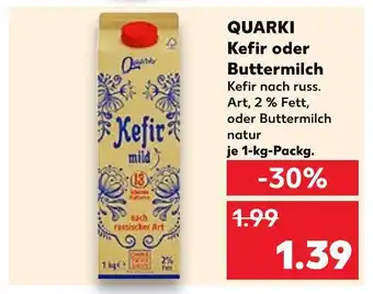 Kaufland Quarki kefir oder buttermilch Angebot