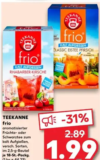 Kaufland Teekanne frio Angebot