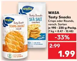Kaufland Wasa tasty snacks Angebot