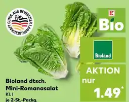 Kaufland Bioland dtsch. mini-romanasalat Angebot
