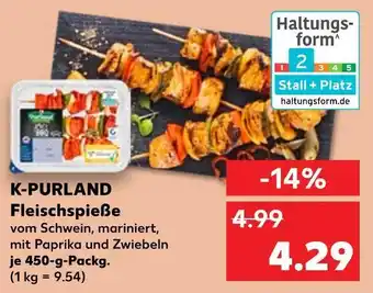 Kaufland K-purland fleischspieße Angebot