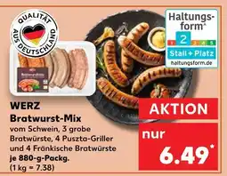 Kaufland Werz bratwurst-mix Angebot