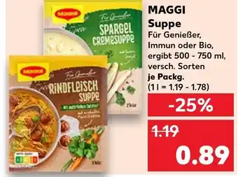 Kaufland Maggi suppe Angebot