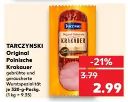Kaufland Tarczynski original polnische krakauer Angebot