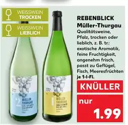 Kaufland Rebenblick müller-thurgau weisswein trocken Angebot