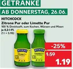 Kaufland Hitchcock zitrone pur Angebot