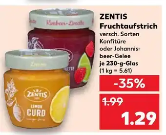 Kaufland Zentis fruchtaufstrich Angebot