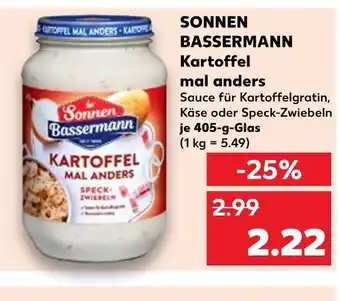 Kaufland Sonnen bassermann kartoffel mal anders Angebot