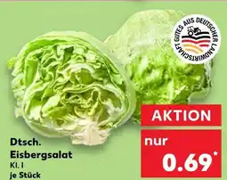 Kaufland Dtsch. eisbergsalat Angebot
