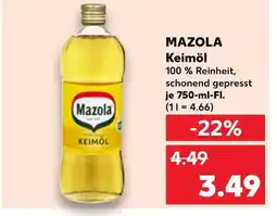 Kaufland Mazola keimöl Angebot