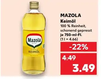 Kaufland Mazola keimöl Angebot