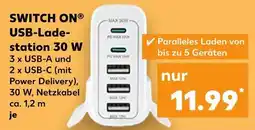 Kaufland Switch on usb-ladestation 30 w Angebot