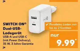 Kaufland Switch on dual-usb-ladegerät Angebot