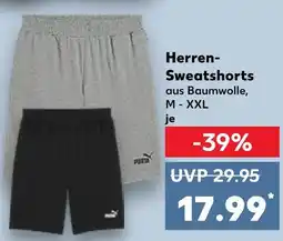 Kaufland Puma herren-sweatshorts Angebot