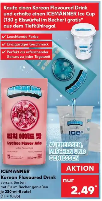 Kaufland Icemänner korean flavoured drink Angebot