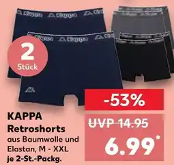 Kaufland Kappa retroshorts Angebot