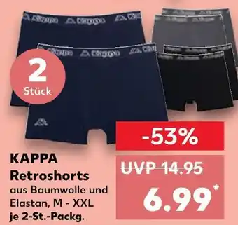 Kaufland Kappa retroshorts Angebot