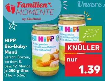 Kaufland Hipp bio-baby-menü Angebot