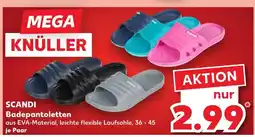 Kaufland Scandi badepantoletten Angebot