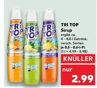 Kaufland Tri top sirup Angebot