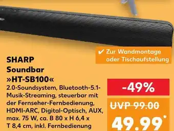 Kaufland Sharp soundbar Angebot