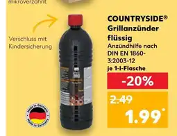 Kaufland Countryside grillanzünder flüssig Angebot