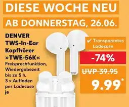 Kaufland Denver tws-in-ear kopfhörer twe-56k Angebot