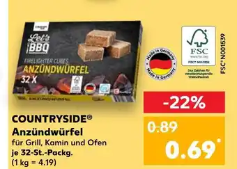 Kaufland Countryside anzündwürfel Angebot