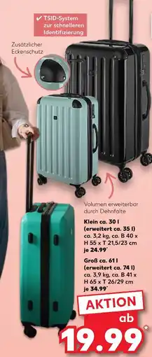 Kaufland Koffer klein Angebot