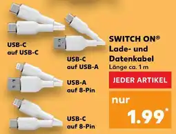 Kaufland Switch on lade- und datenkabel Angebot