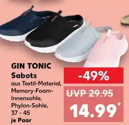 Kaufland Gin tonic sabots Angebot