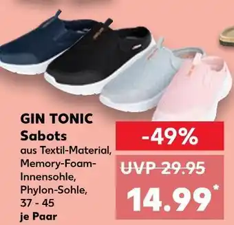 Kaufland Gin tonic sabots Angebot