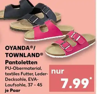 Kaufland Oyanda/townland pantoletten Angebot
