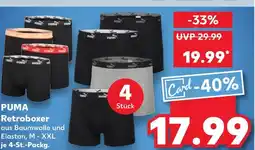 Kaufland Puma retroboxer Angebot