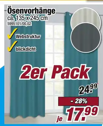 Poco Ösenvorhänge Angebot