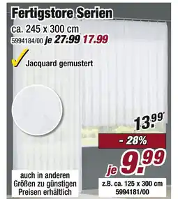 Poco Fertigstore serien Angebot
