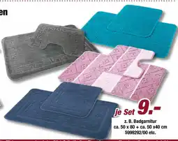 Poco Verschiedene badematten oder badgarnituren Angebot