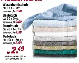 Poco Waschhandschuh, gästetuch, duschtuch, handtuch oder badetuch Angebot
