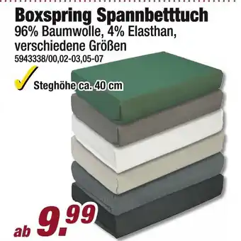 Poco Boxspring spannbetttuch Angebot