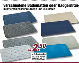 Poco Badematten oder badgarnituren Angebot