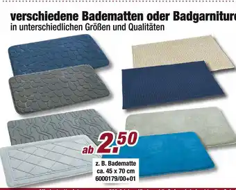 Poco Badematten oder badgarnituren Angebot