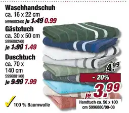Poco Waschhandschuh, gästetuch, handtuch oder duschtuch Angebot