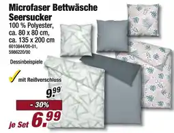 Poco Microfaser bettwäsche seersucker Angebot