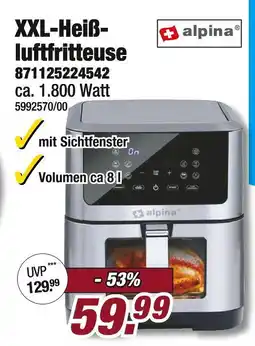 Poco Alpina xxl-heißluftfritteuse Angebot